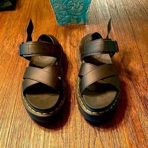 Dr. Martens Ankle Strap Sandal BLACK HYDRO